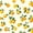 Watercolor Orange Pattern, variant on FORMRS Pencil Case with 3 Compartments School Large Capacity Zipper Pen Pouch Stationery Organizer, Watercolor Orange Pattern