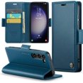 thumbnail image 1 of XUCP-for Samsung Galaxy S23 Plus Wallet Case with Card Holder, Kickstand RFID Blocking Magnetic Closure Shockproof Protective PU Leather Case for Samsung S23 Plus Flip Case Wallet - Blue, 1 of 4
