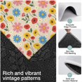 thumbnail image 3 of Pioneer Flower Floral Print Pattern Kitchen Rugs Sets Of 3,Kitchen Runner Rugs Non Skid Washable,Decorative Kitchen Floor Mats for Kitchen,Sink,Laundry,17X30 Inch + 17X47 Inch + 17X59 Inch, 3 of 6