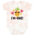 thumbnail image 3 of Inktastic First Birthday Hawaiian Pineapple Girls Baby Bodysuit, 3 of 5