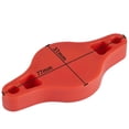 thumbnail image 2 of Graflsoa Stealthy Bike Airtag Holder - Anti-Theft GPS Tracker Mount for Bicycles, Compact Design in Vibrant Red, ABS Material, Easy Installation with Included Tools, 2 of 6