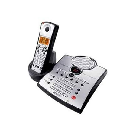 Uniden TRU 5885 - Cordless phone - answering system with caller ID/call waiting - 5.8 GHz - 3-way call capability - single-line operation - silver