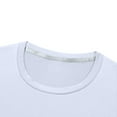 thumbnail image 3 of HOOMEUMY Men's Summer Short Sleeve O-Neck T-Shirt Sportswear Quick Dry Breathable Solid Color Fitness Tee Tops Streetwear White M, 3 of 6