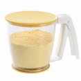 thumbnail image 4 of Cup Shape Design Fine Mesh Sieve Flour Sieve with Handle Utensils Fine Food Flour Sifter One-handed Flour Sieve Sugar Tools, 4 of 5