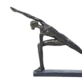thumbnail image 4 of DecMode Polystone Modern Yoga Sculpture, Brass, 4 of 10
