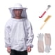 thumbnail image 1 of Traje De Apicultura Conjunto De Herramientas Traje Transpirable Chaqueta Guantes De Manga Larga Abeja Colmena Cepillo J Gancho Colmena 4 Uds Monstrate TO002209-00, 1 of 5