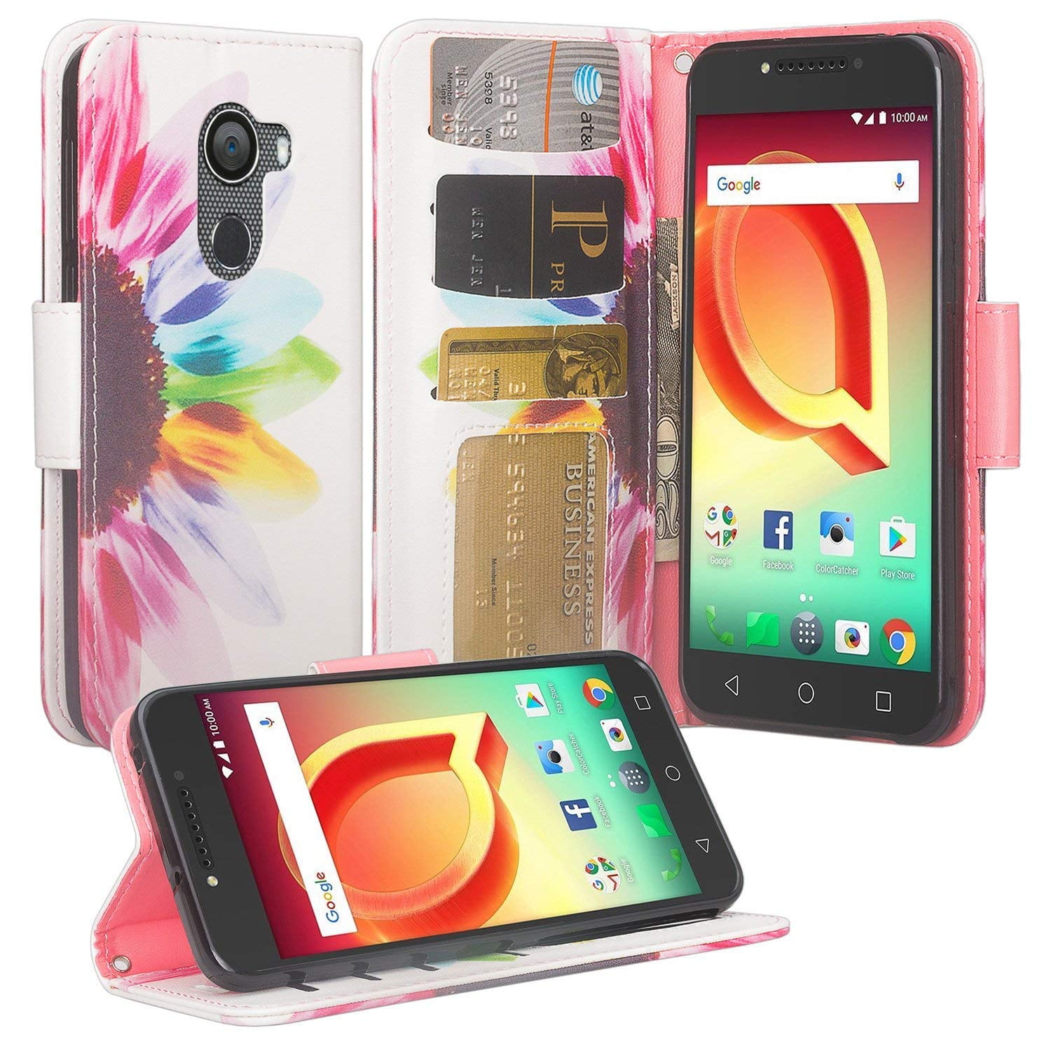 Compatible for Jitterbug Smart2 Case, SOGA PU Leather Flip