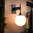 thumbnail image 1 of Lámpara de pared exterior Hyunbae, 48 cm, impermeable, con forma de globo, E26, 1 of 9