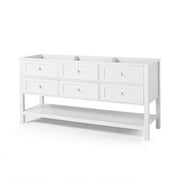 Lily Contemporary 72" Wood Bathroom Vanity (Counter Top Not Included)