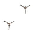 thumbnail image 4 of Advancent Soporte de anillo giratorio para horno microondas, placa Base, soporte de rodillo, reparación de máquinas, accesorios de Mostrar como imagen 2piezas, 4 of 6