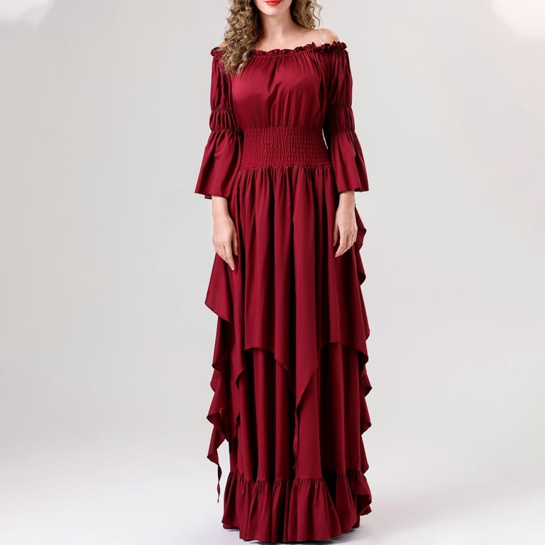 Uppada Wedding Guest Dresses with Flare Sleeves for Women Fancy Cocktail Dress Winter Prom Dresses Cocktail Formal Dresses Mother Of The Bride Dress,
