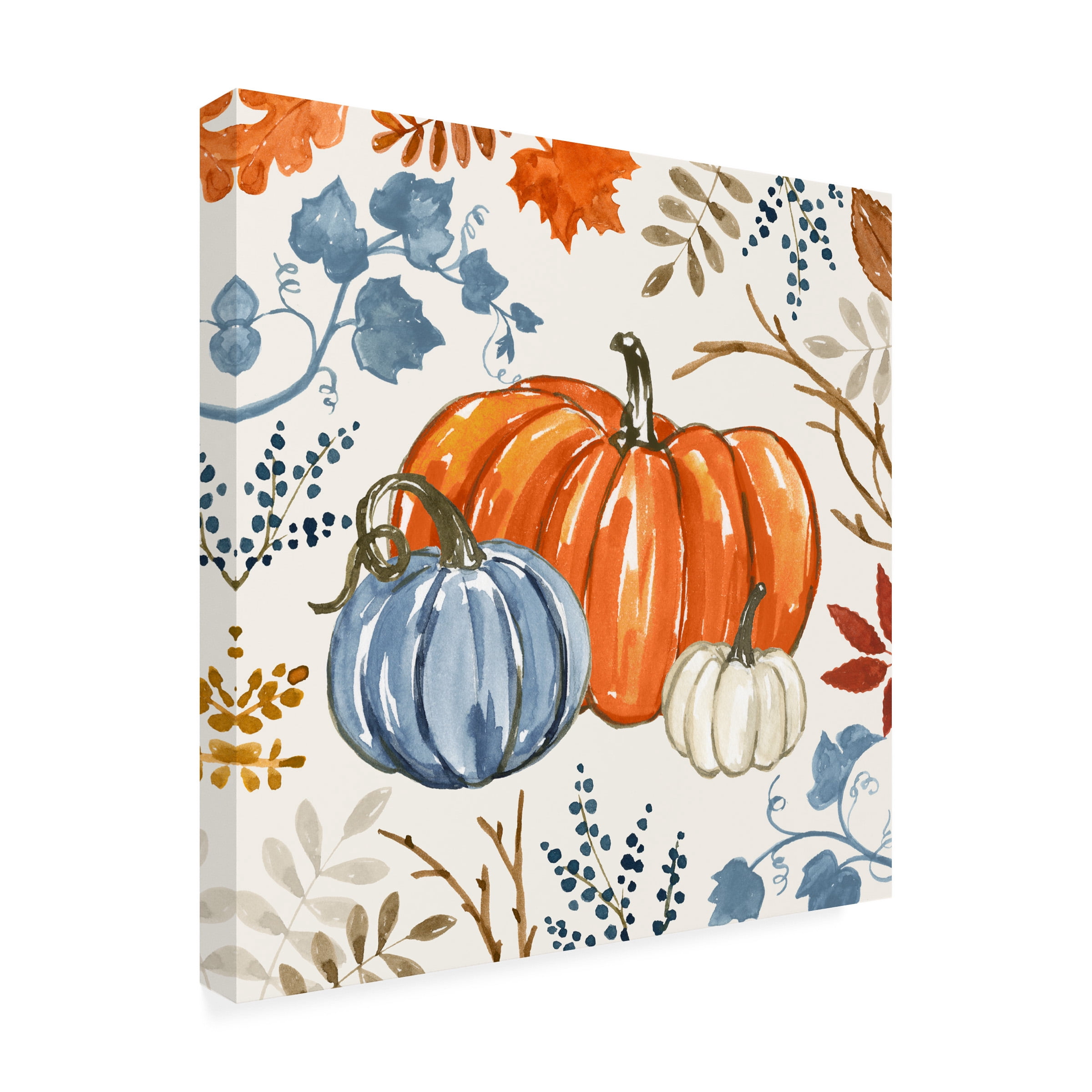 Victoria Barnes 'Autumn Pumpkin II' Canvas Art
