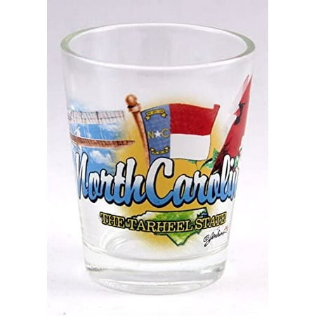 

North Carolina Tarheel State Elements Shot Glass