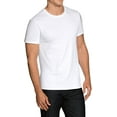 thumbnail image 2 of Fruit of the Loom Men's Stay Tucked Crew T-Shirt, White 12 Pack, Large, 2 of 3