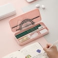 thumbnail image 5 of Frosted PP Plastic Multi Compartment Hard Stationery Box Portable Pen Marker Pencil Storage Case For Office Hobby Craft, 5 of 8