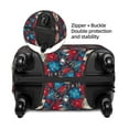 thumbnail image 4 of Balery Luggage Cover Skull red flower blue Print Suitcase Covers for Luggage Elastic Washable Suitcase Protector Fits 18-32 Inch Luggage-Large, 4 of 9