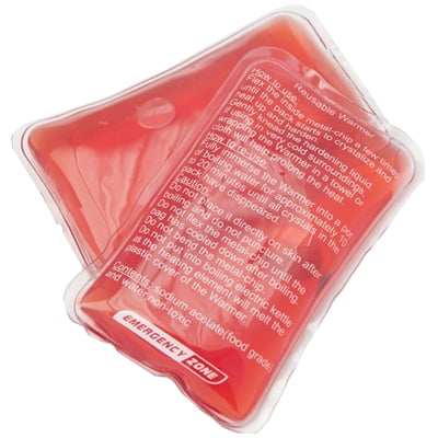 Emergency Zone Reusable Hand Warmer 2 Pack-3x5