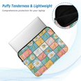 thumbnail image 2 of FORMRS 13"-13.3" Laptop Sleeve Protective Case Soft Carrying Quilted Computer Bag Cover, Daisy Mosaic, 2 of 7
