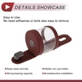 thumbnail image 7 of Unique Bargains 1 Pcs Car Back Seat Headrest Cup Holder for Purses Bags Keys Red 8.78"x2.99", 7 of 7