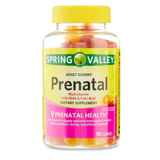 Spring Valley Prenatal Multivitamin with DHA & Folic Acid Dietary