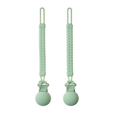 Parent's Choice Silicone Baby Pacifier Clips, 2 Count