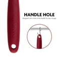 thumbnail image 5 of OVENTE Premium Silicone Spatula with Heat Resistant Protection and Stainless Steel Core, Dishwasher Safe Non-Stick Utensils with Seamless Design Perfect for Baking Cooking & Mixing, Red SP1001R, 5 of 7