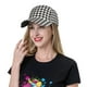 thumbnail image 5 of Fotbe Houndstooth Black And White Gorro Clásico de Béisbol, Gorra Ajustable con Broche Snapback, Gorro de Exterior de Algodón Suave, 5 of 6