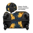 thumbnail image 2 of Susaid Blue Striped Sunflower A Print Elastic Washable Suitcase Cover with Hidden Zipper, Fits 18-32 Inch Luggage for Protection During Travel-Large, 2 of 7