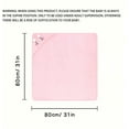 thumbnail image 2 of 2 Pcs Baby Hooded Towels,31 x 31 in Baby Washcloths, Infant Super Soft Baby Bath Towels with Hood for Toddlers1-3,Highly Absorbent Viscose Hooded Towel for Boys, Girls, Newborn Essentials, 2 of 7