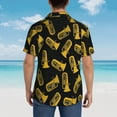 thumbnail image 7 of Isolated Tuba Musical Instrument Men'S 3d Print Casual Button Down Shirts, Novelty Hawaiian Short Sleeves Xl, 7 of 7