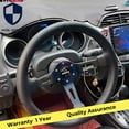 thumbnail image 1 of 13 inch Universal Deep Dish Racing MOMO Steering Wheel Car Leather Steering Wheel -, 1 of 4