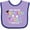 Lavender and Purple, variant on Inktastic My Mom Graduated and I'm Super Proud Boys or Girls Baby Bib
