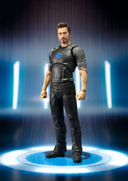 H Figuarts Iron Man Tony Stark Tony Powerd PVC Collectible Marve Gift Figure S 