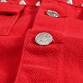 thumbnail image 2 of Ceisia Men's Solid Color Sleeveless Lapel Denim Fashionable Casual Jacket, 2 of 9