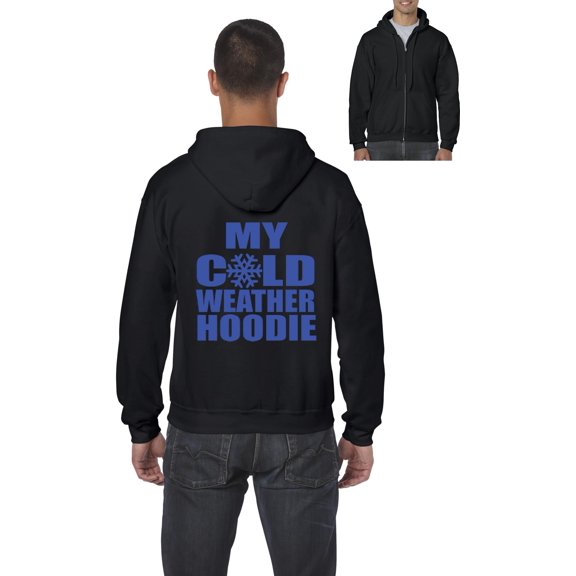 MmF - Men's Sweatshirt Full-Zip Pullover - MY COLD WEATHER XMAS HOODIE