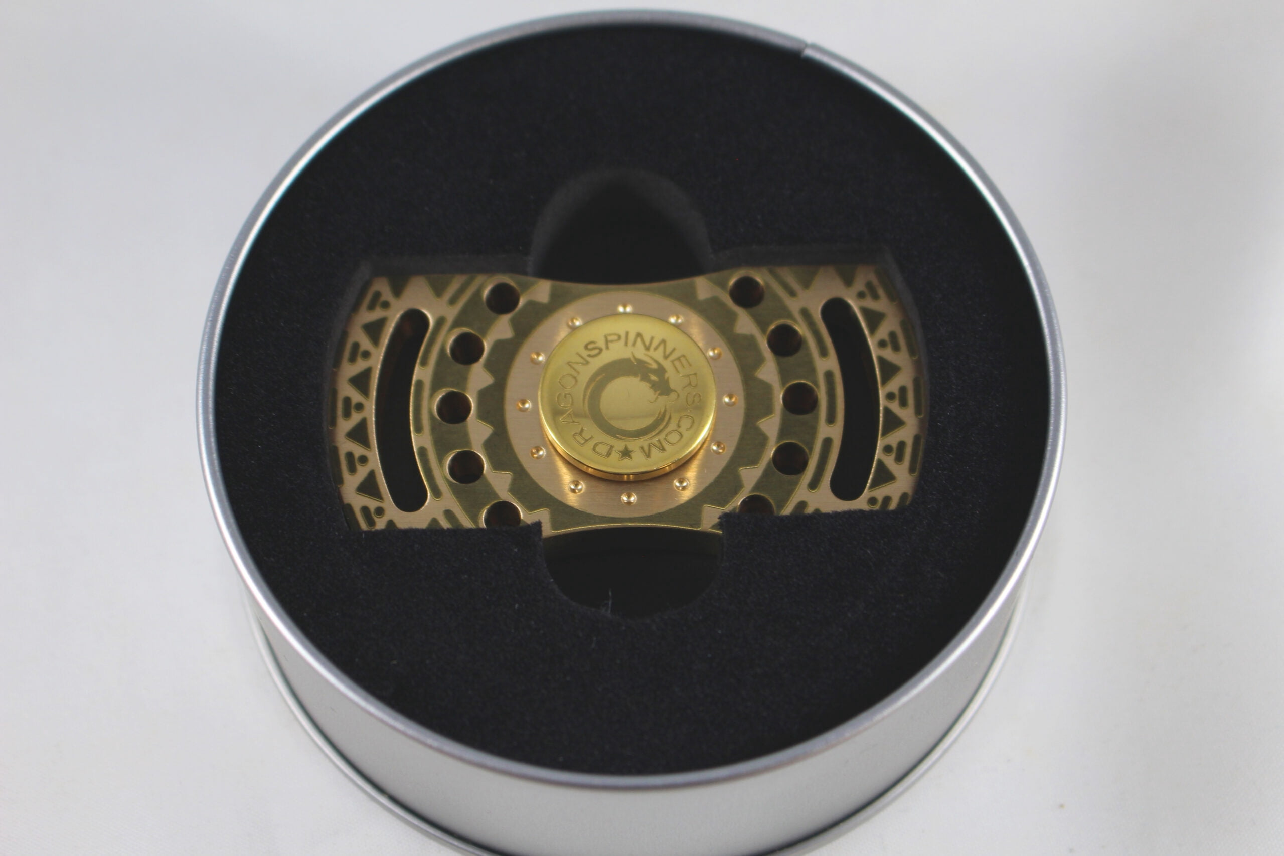 Dragon Spinners Tribal Dream Brass Metal Fidget Spinner – Maximum Spin Time – Precision Crafted – Smooth & Silent Rotation – Stress Relief & Focus Aid