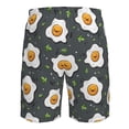thumbnail image 6 of Naloa Cute Poached Eggs Men's Beach Shorts, Surfing shorts, Swim trunks, Quick Dry Swim Trunks for Surfing Beach Fun - Large, 6 of 9