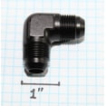 thumbnail image 4 of 10 Pieces Of BLACK AN8 8-AN Male to 8AN AN-8 Male 90 Degree Flare Swivel Fitting Adapter BLACK AN8 8-AN Male to 8AN AN-8 Male 90 Degree Flare Swivel Fitting Adapter, 4 of 6