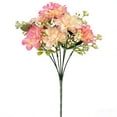 thumbnail image 2 of Assorted Artificial Floral Stem 11.81In Realistic Petal Texture Flexible Support Structure Multi Color Combination Ornament for Living Room Office Dining Room Spring Party Birthday Celebration Decor, 2 of 6