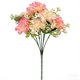 thumbnail image 3 of Yhmxh Flores artificiales de rosas e hortensias, ramo de seda con tallos, tallos de flores RFaux para bodas, fiestas, arreglos florales, decoración de mesas y centros de mesa para el hogar., 3 of 6