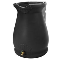 Good Ideas Rain Wizard Urn 65 Gallon Rain Barrel - Oak