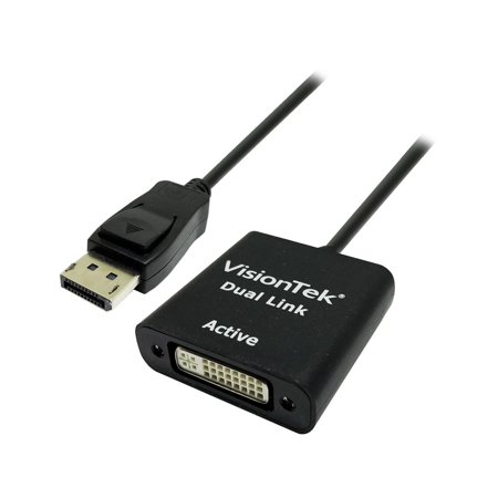 UPC: 0784090032058 | VisionTek 900639 DisplayPort to Dual Link DVI-D Active Adapter (M/F)