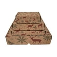 thumbnail image 5 of Ucanpack Christmas Mailer Box, Reindeer & Snowflake Print Packaging Gift Boxes Kraft, 10x4x2" - 50 Pcs, 5 of 6