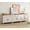 White, variant on Buffet Cabinet with 6 Doors and 3 Drawers, Large Coffee Bar Table Wood Kitchen Storage Cabinets with Storage Cabinets, Modern Farmhouse Sideboard Credenza for Dining Room, Beige, 102 inch