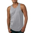 thumbnail image 2 of Labakihah Tank Tops Men Men Spring Summer Casual Slim Solid Sleeveless Vest Tank Tops Blouse Grey, 2 of 3