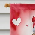 thumbnail image 7 of Basset Hound My Valentine House Flag 28 in x 40 in, 7 of 7