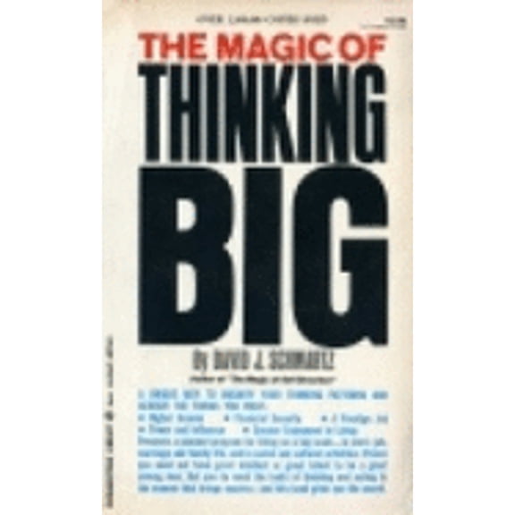 Pre-Owned Magic of Thinking Big by Schwart (Paperback) English
