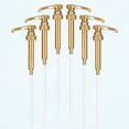 thumbnail image 1 of Paquete de 6 dispensadores de jarabe Torani dorados para botellas de café de Little Squirt. Compatibles con jarabe Torani y Skinny de 750 ml, botellas de litro Monin, dispensadores de jarabe de café, 1 of 5