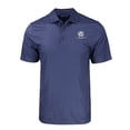 thumbnail image 2 of Men's Cutter & Buck Navy George Washington University Big & Tall Pike Eco Tonal Geo Print Stretch Recycled Polo, 2 of 3