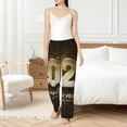 thumbnail image 4 of Yiaed Happy New Year 2025 E Print Womens Lounge Pants, Loose PJ Bottoms, Long Pajama Pants for Women-XX-Large, 4 of 6
